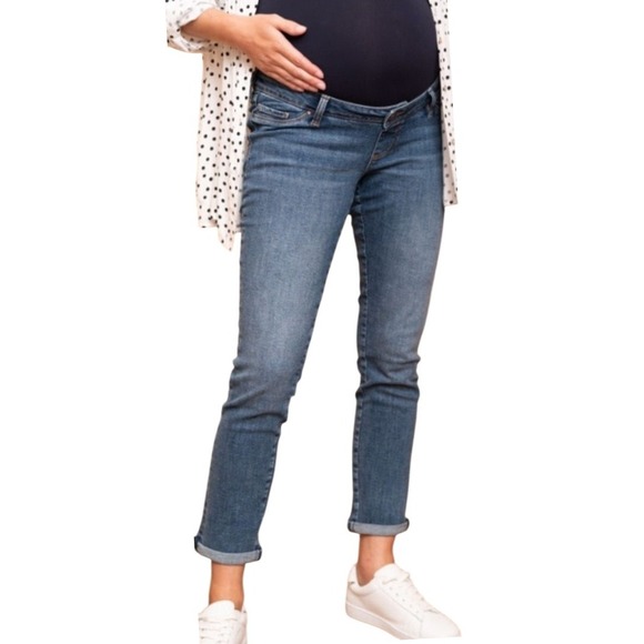 Seraphine Denim - Seraphine Womens 14 Russell Organic Slim Boyfriend Fit Maternity Jeans‎ NWT